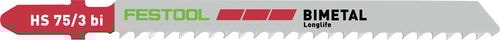 Festool Sticksågsblad HS 75/3 BI Plastics Solid Mateials 5-pack