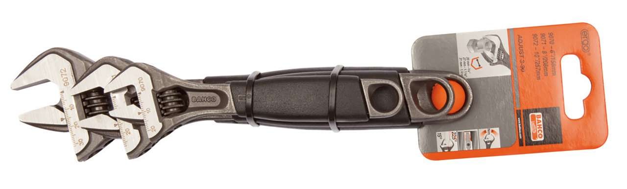 Bahco Skiftnyckel i sats ADJUST3-90 ERGO 3 delar 9070,9071,9072