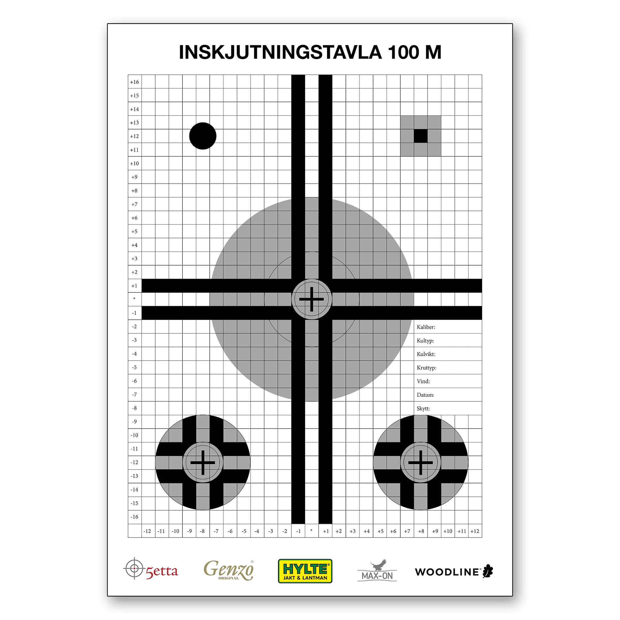 5etta Inskjutningstavla 5-pack