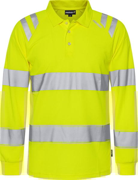 Fristads Pikétröja Varsel Lä 7864 GPST Varselgul 4XL -