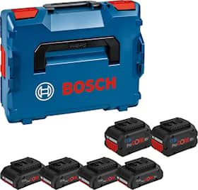 Bosch batteripakke 4x4.0Ah ProCore + 2x8.0Ah ProCore i L-BOXX