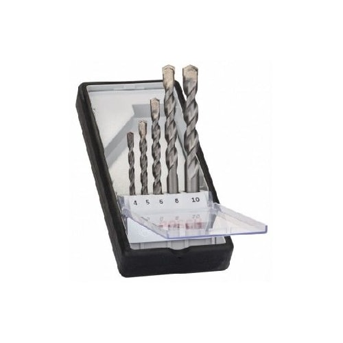 Bosch Borrset Silverperc 4-10mm 5-pack Robustline