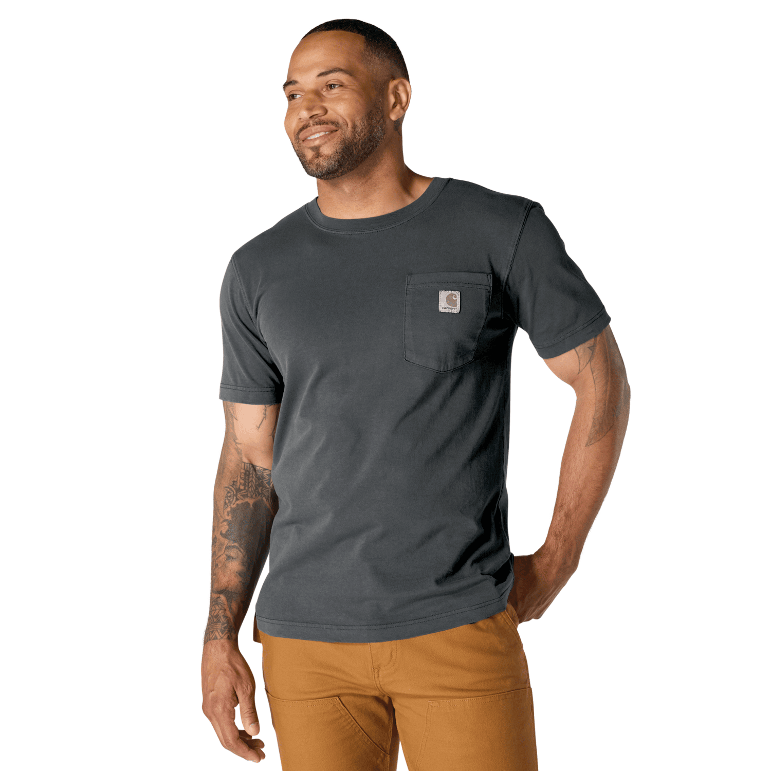 Carhartt Irvine Relaxed GarHerrt Dyed T-Shirt Herr Shadow