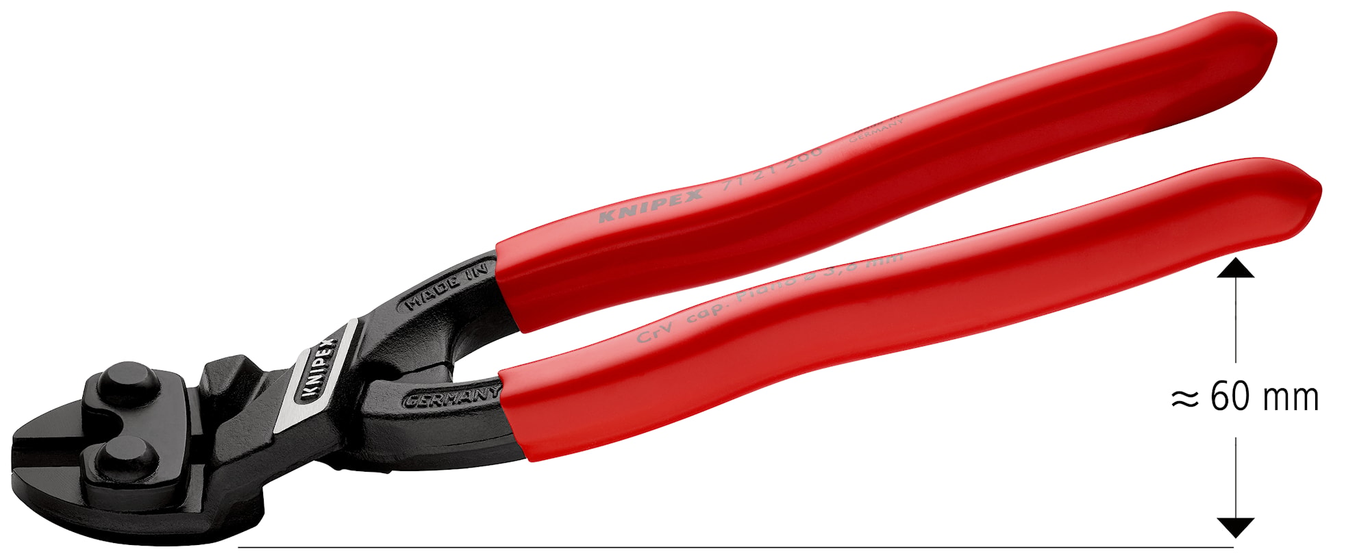 Knipex Kraftavbitare 7121200 200mm 20gr