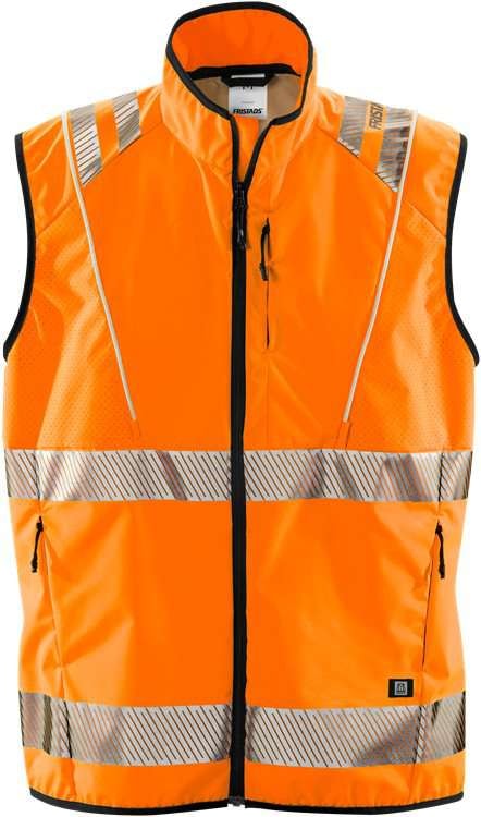 Fristads LED-vest, høy synlighet, klasse 2 5012 LPR Hi-Vis Oransje M/L