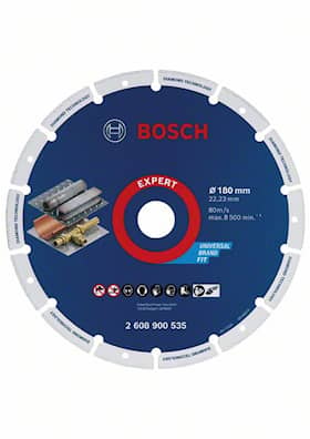 Bosch Expert Diamond Metal Wheel, stor kappeskive 180 x 22,23 mm