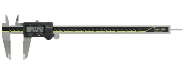 Mitutoyo ABSOLUTE AOS Digimatic skyvelære 500-166-30 0-12in, 0,0005in karbid bel. knokler, flat pinne