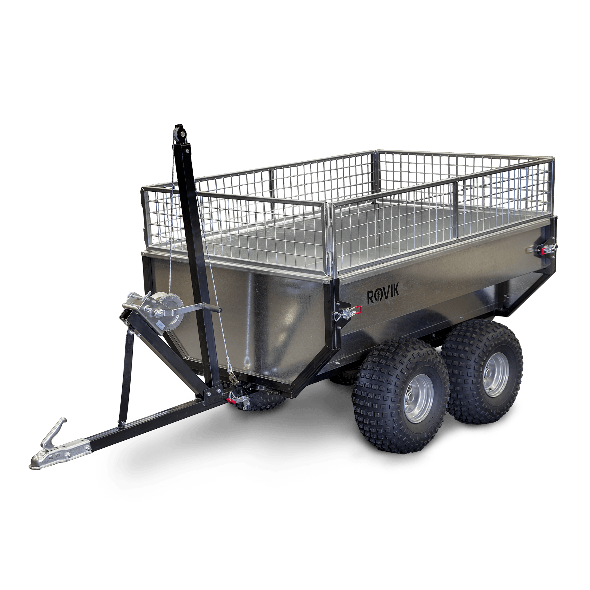 Rovik 800 ATV-tilhenger med vinsj