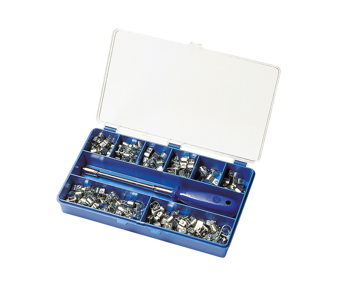 ABA Letkukiristimet lajitelmalaatikko Mini S10 120 osaa