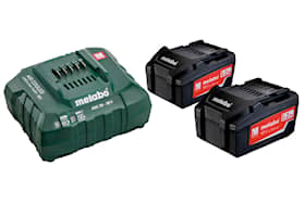 Metabo Batteri & laddare 18V 2x5,2 Ah + ASC 30-36V