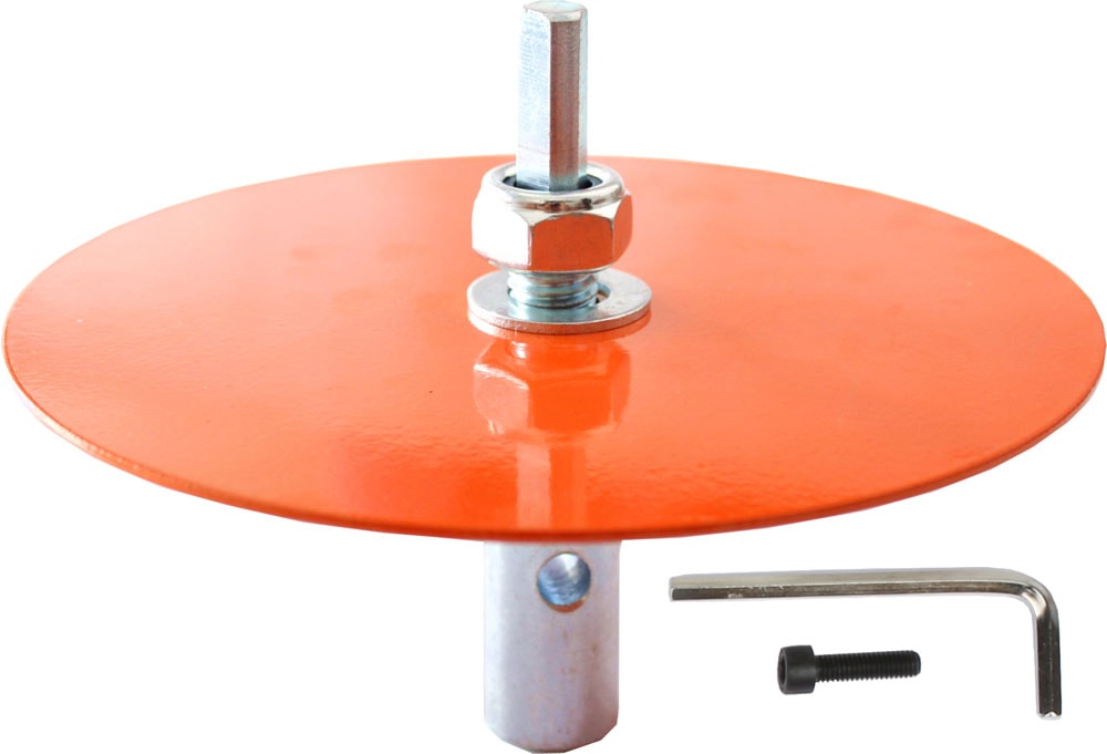 Adapter till skruvdragare med 165 platta och 22mm tap + ring