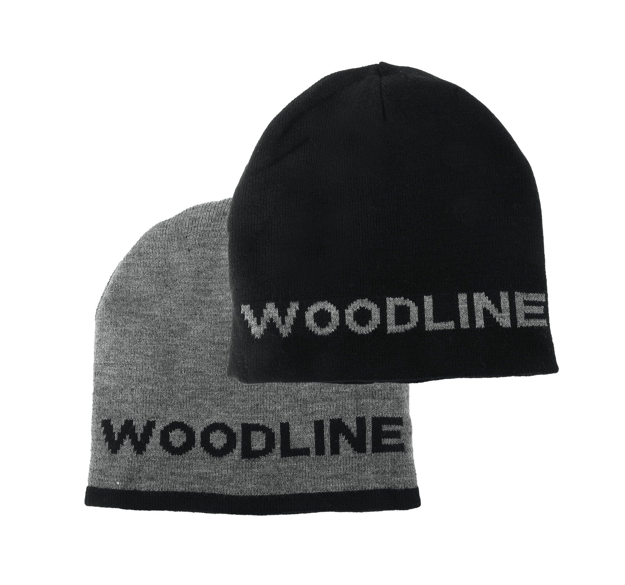 Woodline Mössa Vändbar Grå/Svart