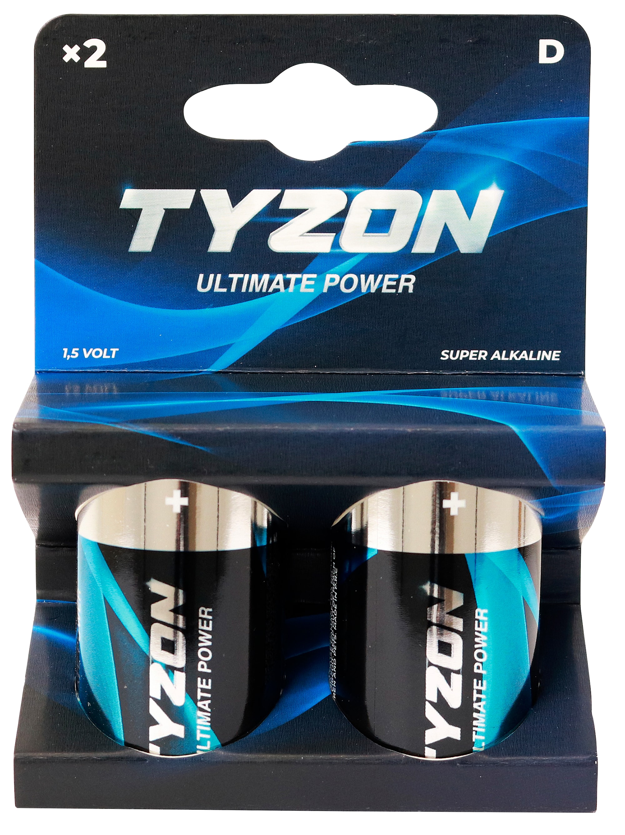 Tyzon D Super Alkaline, 2 stk.