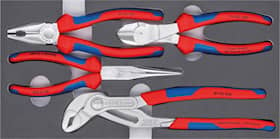 Knipex Tångset 002001V17 kromade 4 delar