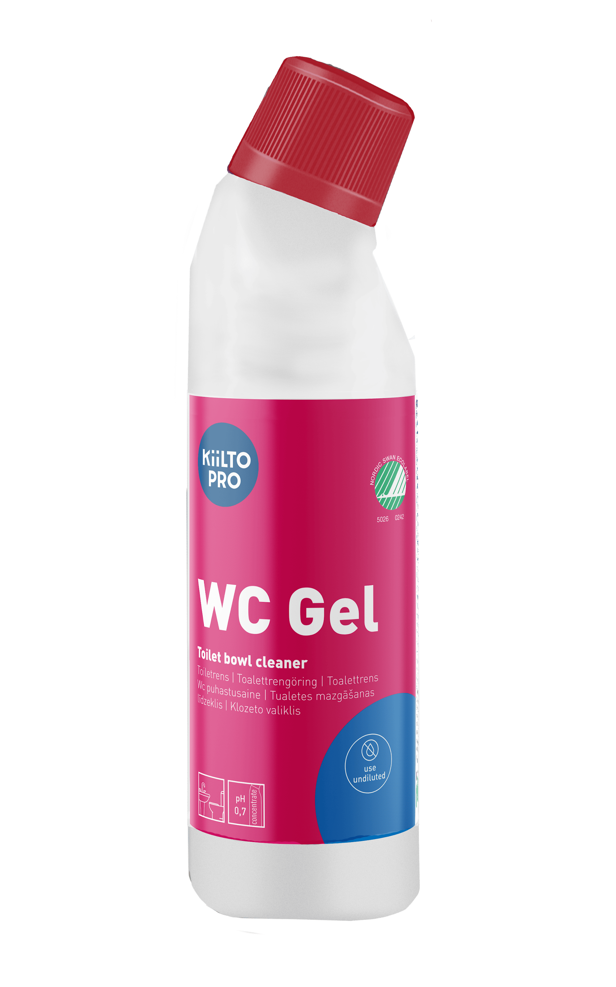 Kiilto Pro WC Gel Toalettrengöring, 750 ml