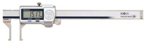 Mitutoyo ABSOLUTE Digimatic Skjutmått 573-645-20 med utåtriktade mätskänklar 10,1-160mm, 0,01mm, IP67, friktionsrulle, datautgång