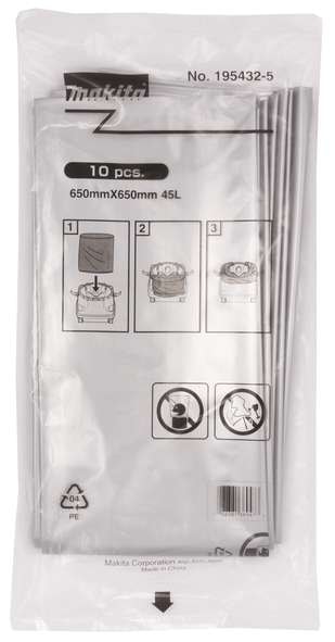 Makita Plastsäck 195432-5 10-pack