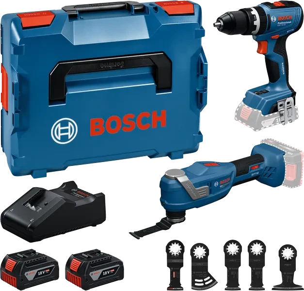 Bosch Verktygsset 18V GOP GSB 2X4AH L-BOXX