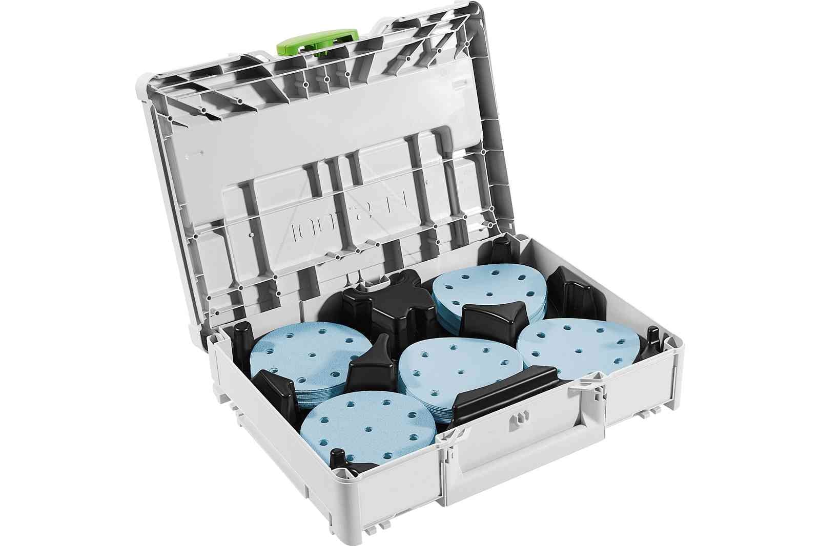 Festool Hiomapaperi-Systainer³ SYS-STF D125 GR-Set Granat