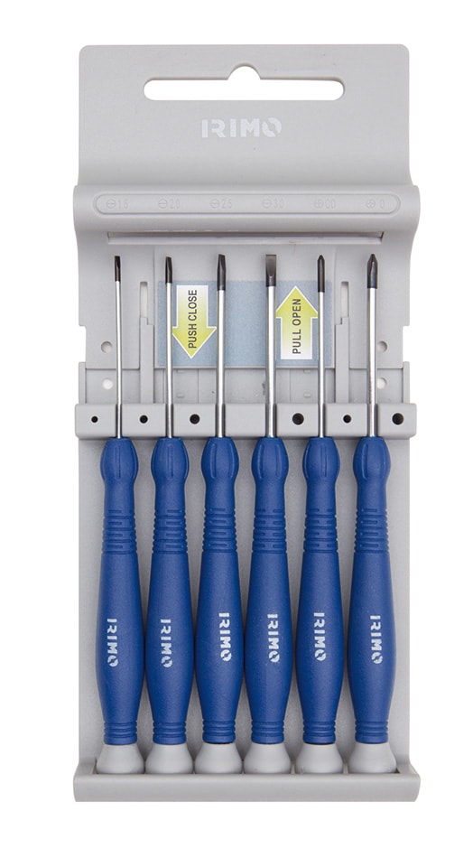 Irimo Tarkkuusruuvimeisselisarja ura/PH, 6 osaa
