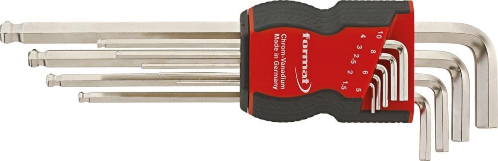 Format Sexkantnyckelsats med hållfunktion 1,5-10mm 9 delar