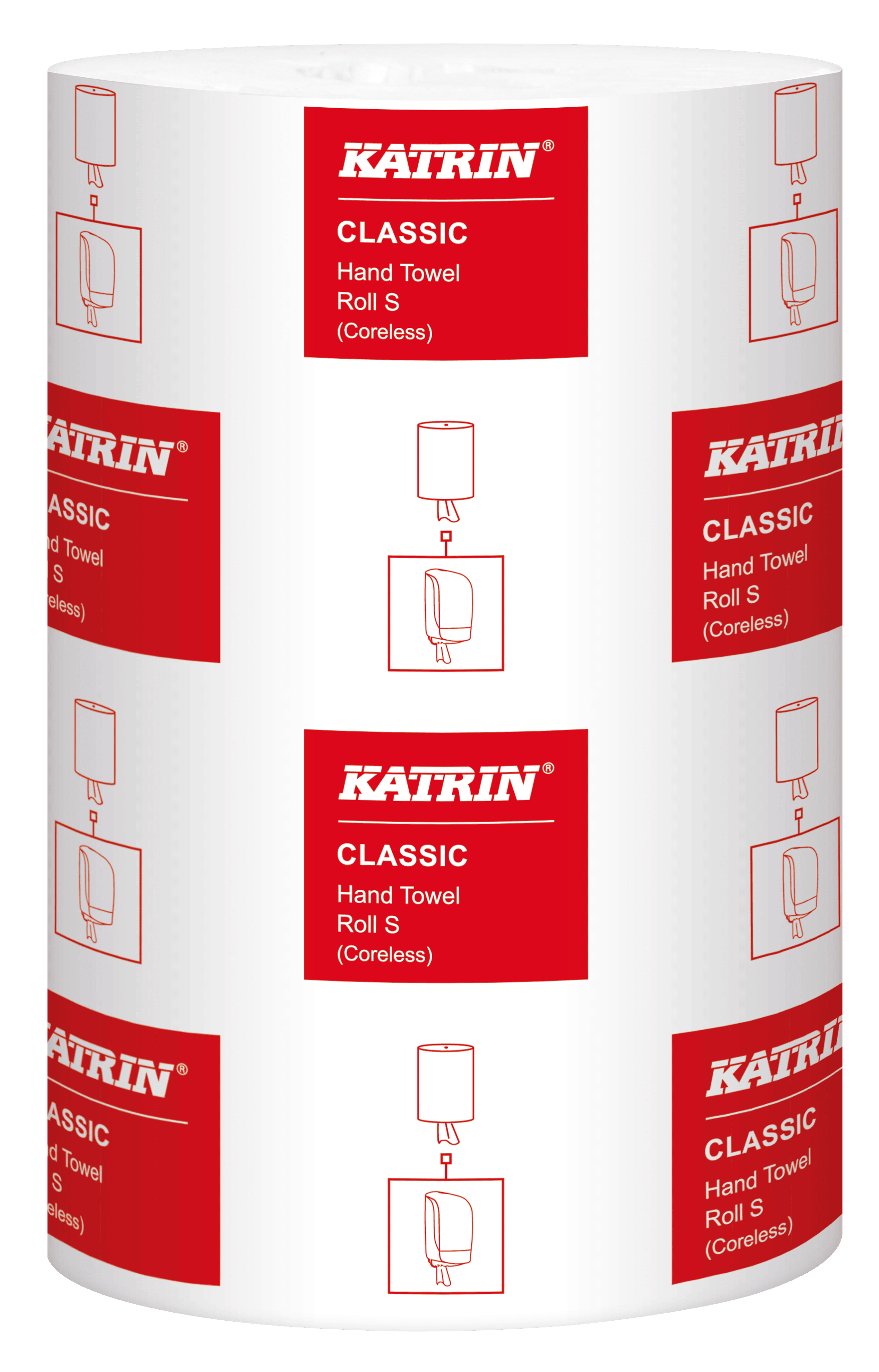 Torkrulle Katrin S Hylslös 1-Lag Vit 116m/rl 12rl/fp 448257