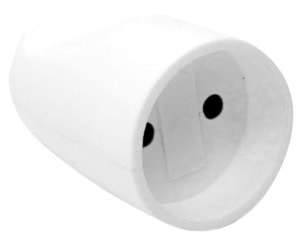 Amiga Skarvuttag U/J Pets. Vit