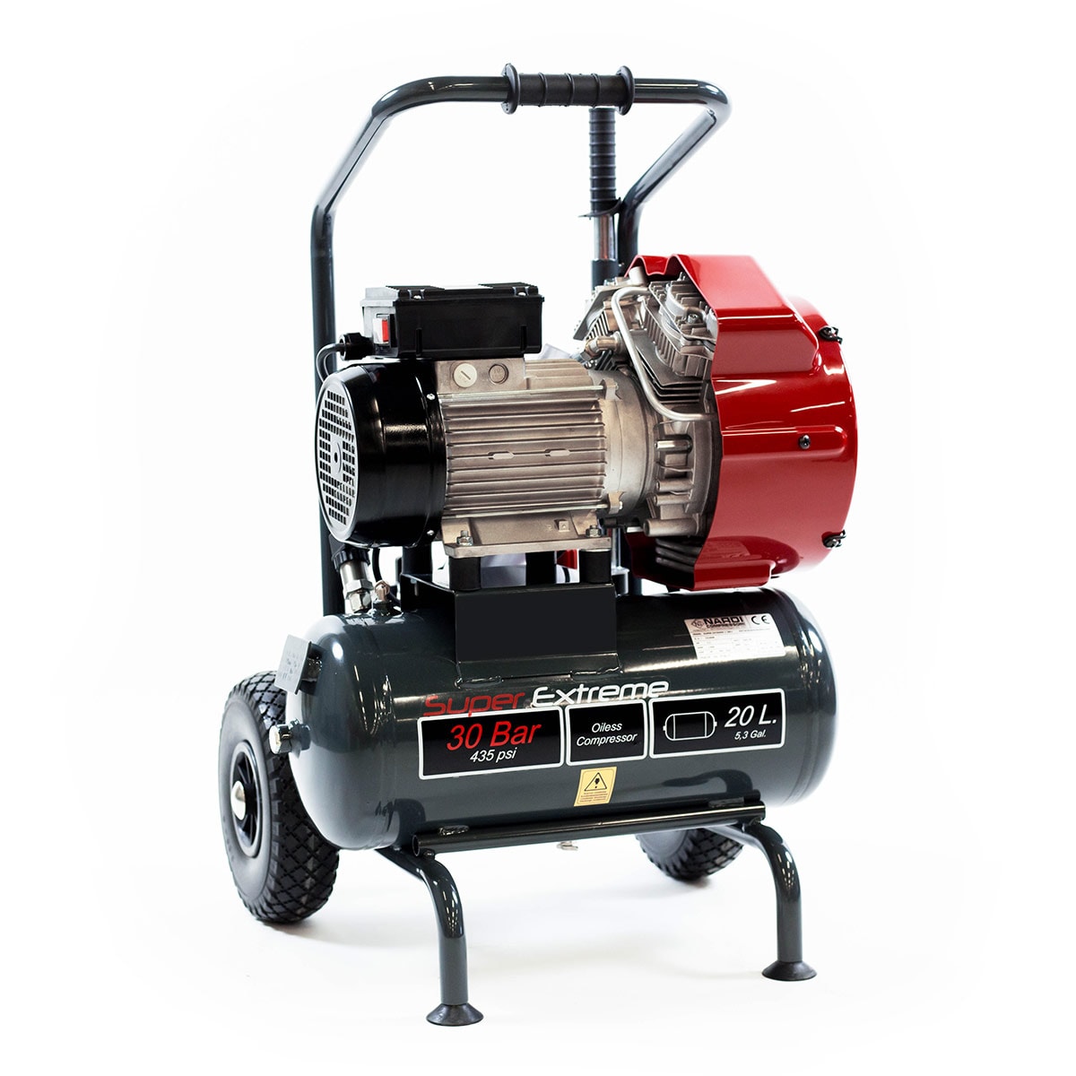 Nardi høytrykkskompressor extreme 1 20L 30 bar oljefri