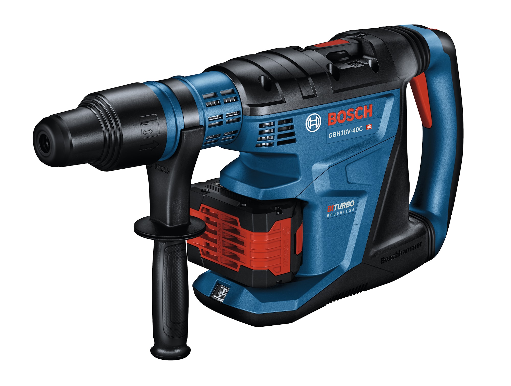 Bosch Borrhammare GBH 18V-40 C PC med 2x8Ah batterier och laddare i XL-Boxx