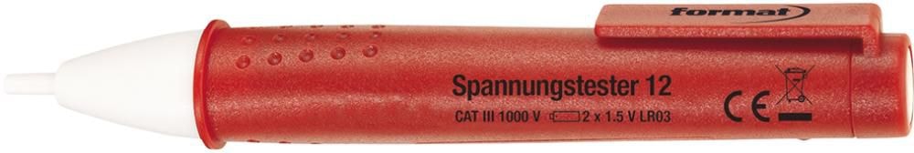 Format Jänniteilmaisin 12–1000 V AC, induktiivinen