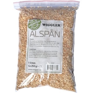 Wiggler Rökspån 250 g Alspån -