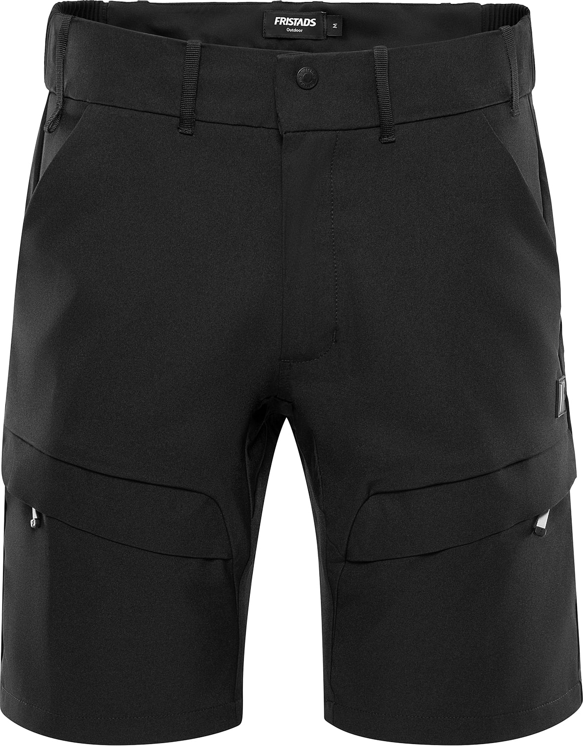 Fristads Shorts Stretch Zircon  Svart 2XL -