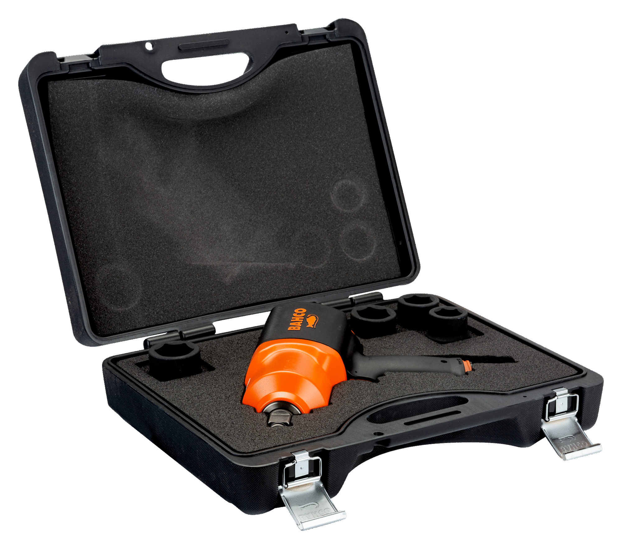 Bahco muttertrekkersett BPC817K1, trykkluft, 3/4, med 4 stikkontakter i mm