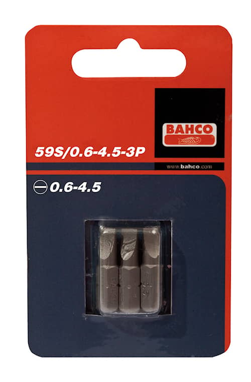 Bahco Bits 59S 1/4'' Ligekærv 25mm