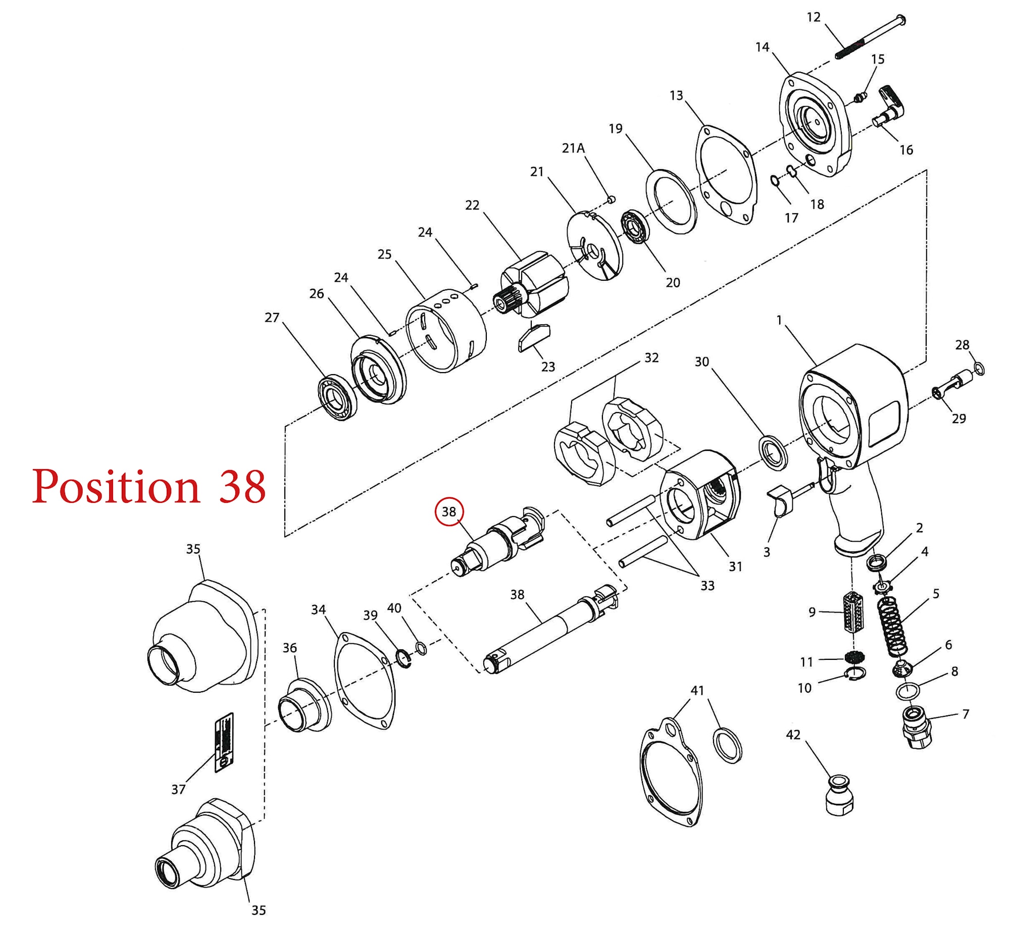 Ingersoll Rand Drivtapp 2080-726