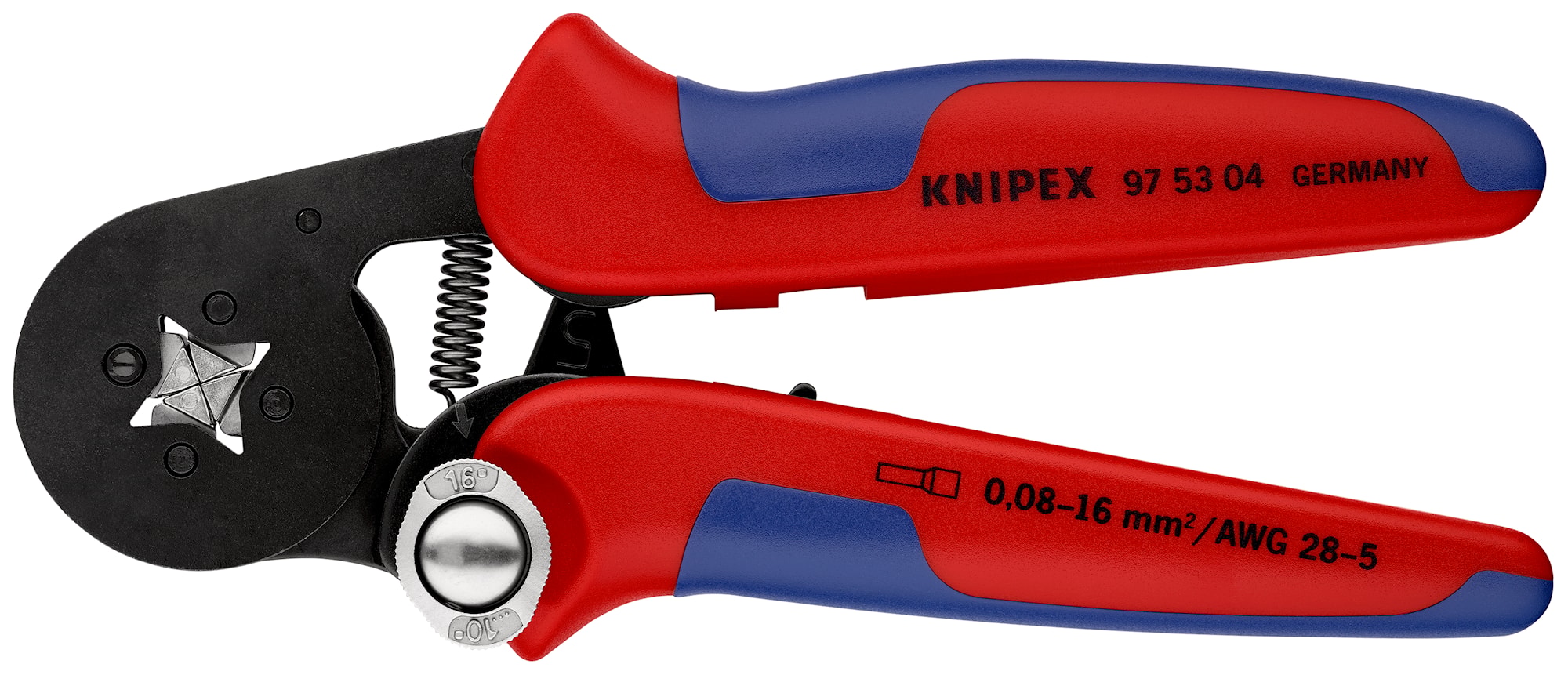 Knipex Presstång 9753 180mm 2K för ändhylsor