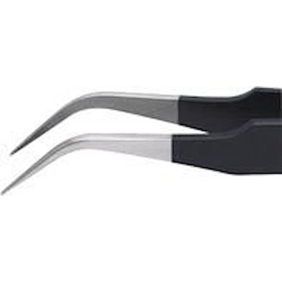 Knipex Universalpincett 923875ESD 120mm, böjd spetsig, rostfri