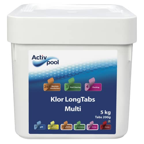 Activ Pool Pool Klor LongTabs Multi 200 gram 5 kg