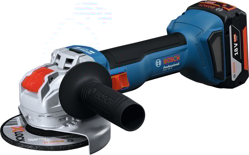 Bosch Vinkelslip GWX 18V-8 125 mm utan batteri och laddare i kartong