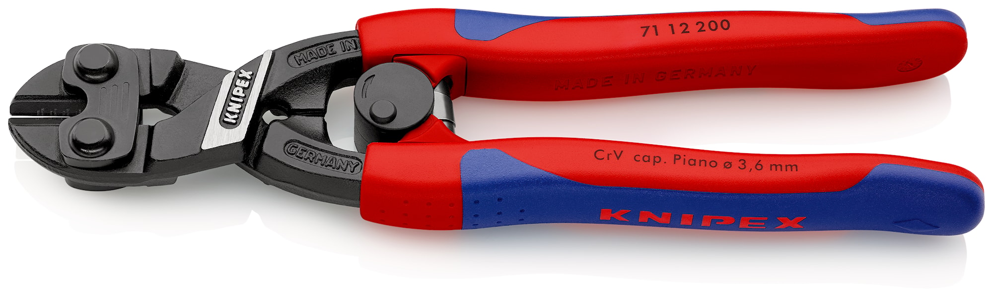 Knipex Kraftavbitare 7112200 200mm 2K, med fjäder