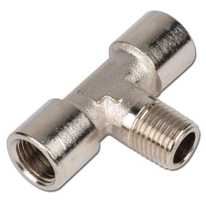 Atlas Copco T-rör Invändig/Invändig 3/8'' BSP - Avstick utvändig 3/8'' BSP