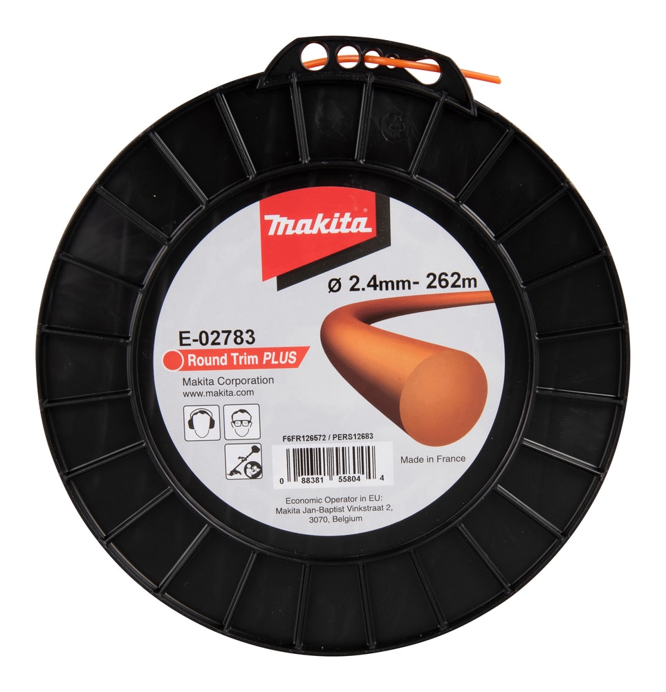 Makita Trimmertråd Rund 2,4mm / 262M
