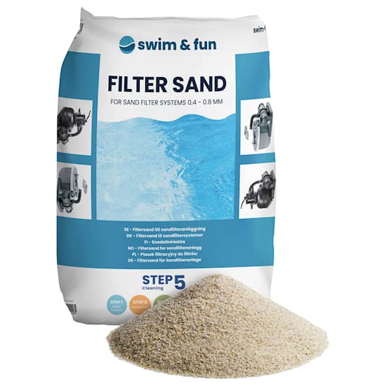 Swim & Fun Filtersand 0,4 - 0,8 mm, 18kg
