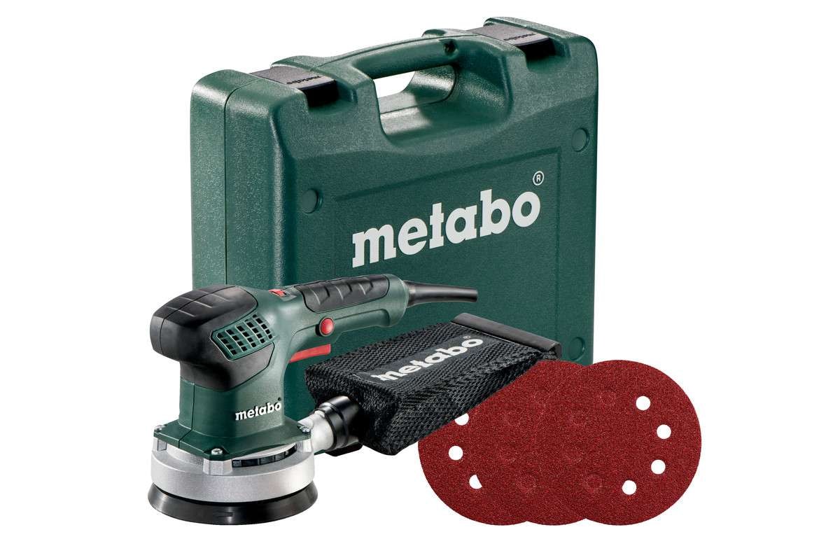 Metabo SXE 3125 Set inkl. 25 självhäftande slipark Excenterslip