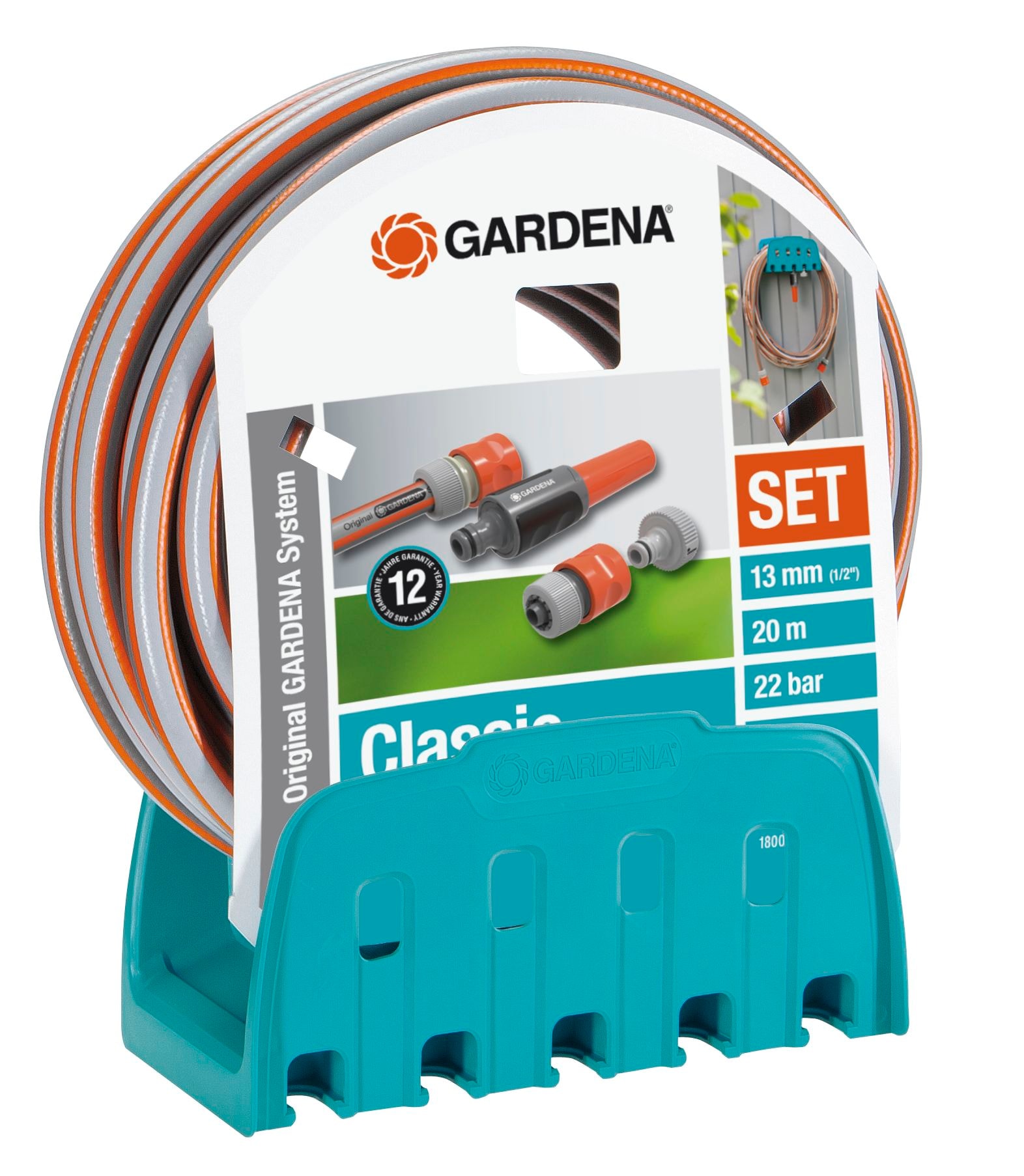 Gardena Veggbrakett For Slange Med Slange