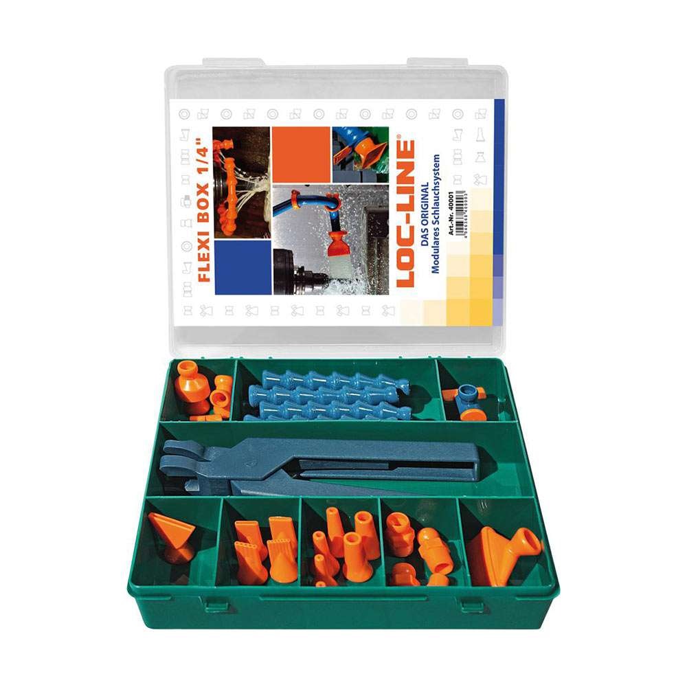 HoldTec Kylvätskeslangsortiment Flexi-Box 1/2'' 27-delar