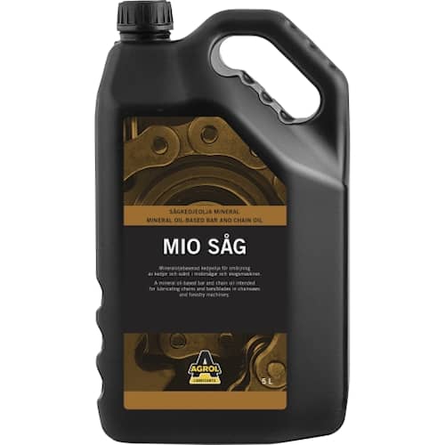 Agrol Mio såg sågkedjeolja mineral 5 liter