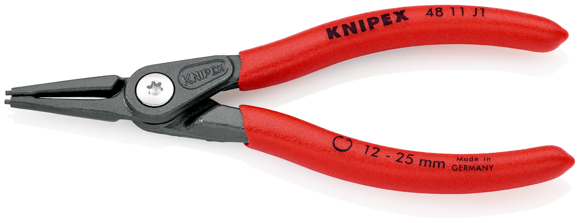 Knipex præcisions-låseringstang til indvendige ringe grå atramenteret