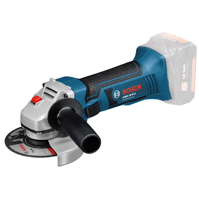 Bosch Akkukulmahiomakone GWS 18-125 V-LI Professional Solo ja L-BOXX -