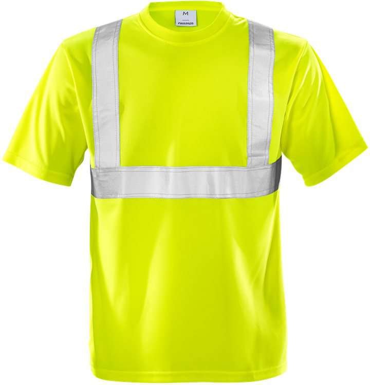 Fristads T-shirt 7411 TP, Klass 2 Varsel Gul M